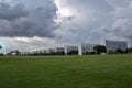 The Esplanade of Ministries,Brasilia Royalty Free Stock Photo