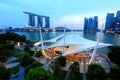 Esplanade outdoor stage Singapore Royalty Free Stock Photo