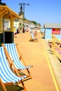 Esplanade, Shanklin, Isle of Wight. Royalty Free Stock Photo