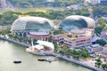 Esplanade Theatre Building near Marina Bay, Singapore Royalty Free Stock Photo