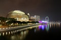 The Esplanade Theatre Singapore Royalty Free Stock Photo