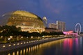 Esplanade theatres on the bay Royalty Free Stock Photo