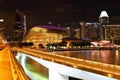 Esplanade Theatres on the Bay, at Singapore Marina bay Royalty Free Stock Photo