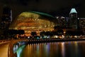 Esplanade Theatres on the Bay, at Singapore Marina bay Royalty Free Stock Photo