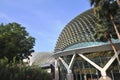Esplanade Theatres Hall on the Marina Bay Singapore with its Futuristic Roof Architecture Side View Royalty Free Stock Photo