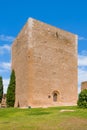 Espolon tower in the Castle of Lorca, Spain