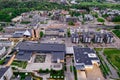 Aerial view of central Espoo. Royalty Free Stock Photo