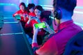 Esport gamers play mobile game