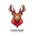 Esport vector Deer Modern Logo art design drawing