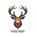 Esport vector Deer Modern Logo art design drawing