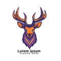 Esport vector Deer Modern Logo art design drawing