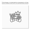 Esports line icon