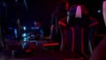 The esports team annoyingly loses the battle and leaves the gaming seats in the computer club