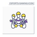 Esports team color icon