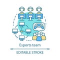 Esports team concept icon