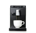 Espresso and americano coffee machine maker Royalty Free Stock Photo