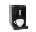 Espresso and americano coffee machine maker Royalty Free Stock Photo