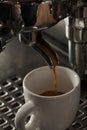 Espresso coffee machine Royalty Free Stock Photo