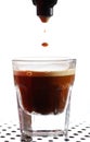 Espresso coffee shot Royalty Free Stock Photo