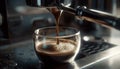 espresso machine pouring espresso espresso machine pouring coffee espresso cof Amazing illustration.fee maker