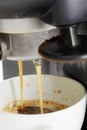 Espresso making Royalty Free Stock Photo