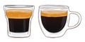 Espresso Shot Illustration Royalty Free Stock Photo