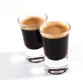 Espresso shots Royalty Free Stock Photo