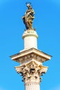 The Esquiline Obelisk at the Piazza dell`Esquilino square in Rom