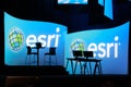 ESRI Logo and Computers Royalty Free Stock Photo