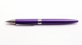 Essa Purple Fountain Pen With Chrome Point - Bold And Colorized Design Royalty Free Stock Photo