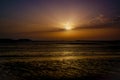 Essaouira Beach/Morocco - sunset on a summer evening