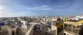 Essaouira, Morocco, Africa, skyline, Atlantic Ocean, rooftop, terrace, panoramic, view, daily life Royalty Free Stock Photo