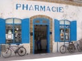 Pharmacy in a square in Essaouira, Morocco