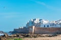 Essaouira Morocco Buildings Surrounded by a Fortified Wall Royalty Free Stock Photo