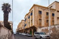 ESSAOUIRA, MOROCCO - JUNE 11, 2017: Typical residential architecture in center of Essaouira in Morocco