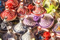 Moroccan pottery in Essaouira.