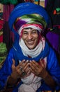 ESSAOUIRA, MOROCCO - September 18, 2015: Young unknown bedouin Royalty Free Stock Photo