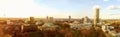 Essen cityskyline and landscape from the sky