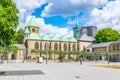 ESSEN, GERMANY, AUGUST 10, 2018: View of the cathedral in Essen, Germany
