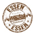 Essen grunge rubber stamp