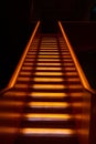 illuminated stairs in the UNESCO world heritage Zeche Zollverein