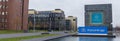 Essen, North Rhine-Westphalia/germany - 22 11 18: thyssenkrupp quartier headquarters in essen germany panoramic view Royalty Free Stock Photo