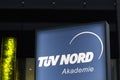 Essen, North Rhine-Westphalia/germany - 18 10 18: tÃÂ¼v nord sign in essen germany in the evening