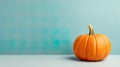 essence of autumn and the spirit of Thanksgiving with this minimalist depiction of a pumpkin, with space copy