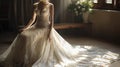 The Essence of Bridal Beauty. Selecting the Perfect Wedding Dress. Generative AI