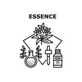 Essence Cosmetic Vector Concept Black Illustration