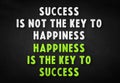 The essence of finding happiness and fulfillment as the foundation for achieving success in life