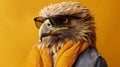 Generative AI, Cool Eagle: A Majestic Avian with Style