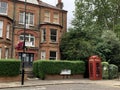 Essendine Road typical houses in Maida Vale London W9 England Royalty Free Stock Photo