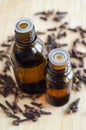 Essential clove oil Royalty Free Stock Photo
